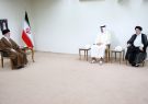 دیدار امیر قطر و هیئت همراه با رهبر انقلاب