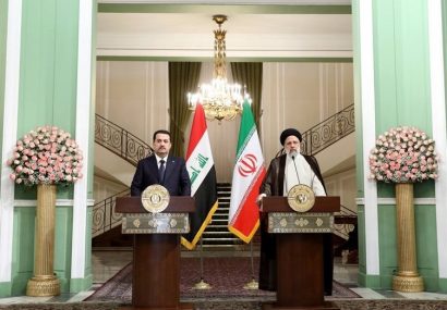 تأکید رئیسی بر ارتقای روابط بین تهران و بغداد/ السودانی: اجازه آسیب به همسایگان از خاک عراق را نمی‌دهیم